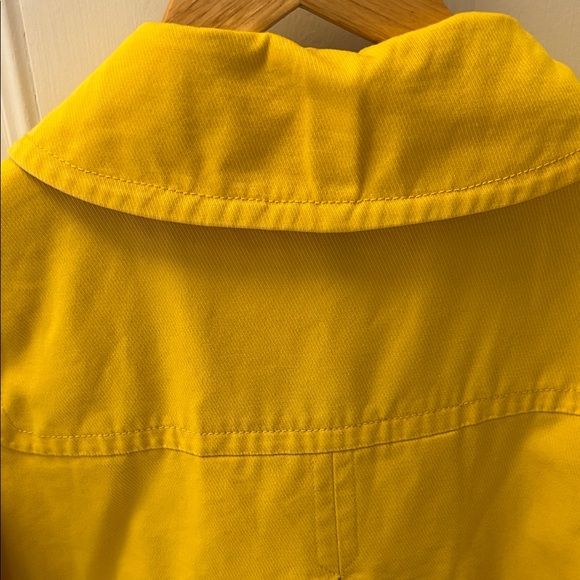 GAP Women's Yellow Utility Jacket with Toggle Closure - Picture 6 of 6